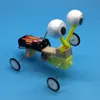 Science and technology small production small invention science experiment electric model crawler assembling robot diy wholesale