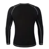 WOSAWE löpar-T-shirt Fleece termounderkläder Vinter Long Johns Toppar Fitness Gym Shirts för jogging Cykling Sport Baslager