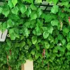 24pcs 230 cm Artificial Ivy Leaf Garland Plastic green long Vine Fake Foliage flower Home decor Wedding decoration9801634