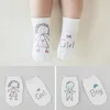 14 Styles bébé mode coton chaussettes nouveau-né infantile enfants plancher antidérapant chaussettes filles garçons asymétrique dessin animé animal chaussettes M361