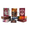 Toppuff Skull Design Flip Open Plastic Sigaar Sigaret Box Case Cover Sigaret Pipe Houder Tabak Kruid Container Opbergkoffer