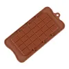 24 Grid Square Chocolate Mold Silicone Mold Dessert Block Mold Bar Block Ice Silicone Cake Candy Sugar Bake Mold SZ5951330172