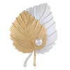 Fashion-Originally fashionable Korean brooch with delicate glossy pearl-like dumb gold and Silver Leaf Brooch