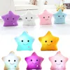 Glowing Pillow Star Led Luminous Soft Stuffed Plush Pillow Doll Colorful Night Light Cushion Kids Xmas Toys Birthday Valentine's Day gifts