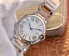Orologio casual maschile di alta qualit￠ W69009Z3 Diazione bianca 42mm 36mm da 33 mm da datta in acciaio inossidabile orologio da polso da polso da polso