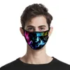 Ice face seda cobrir a boca Homens Mulheres Espaço Impresso Mask presente Máscaras Protecção exterior lavável reutilizáveis ​​partido