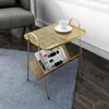 Nordic Moderne Woonkamer Meubels Nachtkastje Balkon Kleine Iron Nightstand Sofa Hoektafels