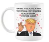 Donald Trump Mugs You Are A Great Mom Dad Ceramic Creative Coffee Water Cup Trump Wine Ceramic Mug Mother Thanksgiving Day Gift C291
