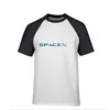 men Space X Logo short sleeves Tees Men's T-shirt Popular Custom Boyfriend Plus tshirt simple style Tee shirt SpaceX T shirts Polos