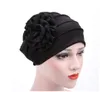 Chapéus das mulheres Primavera Verão Floral Beanie Hat Muçulmano Trecho Turbante Cap Hat Perda de Cabelo Headwear Hijib Cap GB946