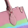 24 32 centímetros mais novos de flores mulheres impressão clássico tote bags bolsas bolsa de couro verdadeiro saco de praia grande capacidade saco de compras bolsa crossbody