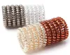 Anello per capelli da donna Telefono Fascia per capelli in filo metallico Accessori per capelli con cravatta Fascia elastica per ragazze Supporto per coda di cavallo in gomma Elastico Scrunchies Whole3614835