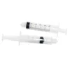 Seringues en plastique 1 ml 3 ml 5 ml avec aiguilles à pointe émoussée de 2,5 cm pour laboratoire scientifique et distribution de seringues de mesure à usages multiples (lot de 20)