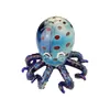 Kleine Handpfeife blau Octopus Glas Bubbler Octopus Glas Bong Glas Wasserpfeife 3 Zoll versandkostenfrei
