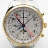 Master GS Factory Master Complications Asia ETA 7750 Valjoux Chronographe automatique pour homme bicolore en or jaune 18 carats