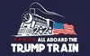 Nieuwe Trump 2020 Trein Auto Stickers Locomotief Houding en Beer Wapens Treinruit Stickers Home Woonkamer Decor Muurstickers Gratis Verzending