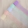 Högkvalitativ Vacker Lace Ribbon Tape 40mm Lace Trim DIY Broderad för sömnad dekoration Afrikansk spets tyg