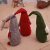 Poupée debout de noël sans visage, jouet en peluche, arbre de noël, nouvel an, cadeaux pour enfants, ornements portables pour la maison, décorations 1229b, 2018