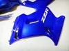 Gratis Custom Motorcycle Fairing Kits voor Kawasaki 90-07 ZZR250 1990-2007 Road Race ABS Plastic Blue Backings Carrosserie ZZR 250 90-07 ZZR-250