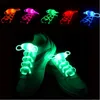 200pcs (100 paia) Impermeabile Light Up LED Lacci delle scarpe Moda Flash Disco Party Incandescente Notte Sport Lacci per scarpe Stringhe Multicolori Luminoso