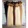 Blor Brown Blonde indien Remy Extensions pré-plans humains italien Kératine Hair Flat Tip U Tip Fusion 100 S / PCS 50G 70G 100G