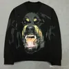 Новая осень зима моды Марка Мужчины Толстовки Повседневная Hoodie Мужской флис DOG Head Printed Мужские рубашки с длинным рукавом