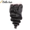 LUSE WAVE HD COND CHŁADY 100% Brazylijskie peruwiańskie indyjskie malezyjskie ludzkie dziewicze włosy zamknięcie 3 części 4x4 Naturalny kolor 8-26 cali Bella Hair