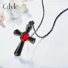 and American crystal cross necklace lady pendant using Swarovski crystal Halloween necklace