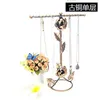 3style Originality rose Jewelry mannequin Display Stand Holder Earring Display Metal Frame Necklace Holder Accessories Storage 1pc C175