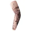 Fashion- Nylon Elastic Fake Temporary Tattoo Sleeve Outdoor Arm Sleeve Anti-UV Sunscreen Fishing Driving Tattoo Arm Stockings Elastic