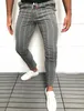 2020 Новые стильные мужчины Slim Fit Stripe Business Formal брюки повседневные офисные брюки скинни бизнес -костюм брюки для бизнеса.