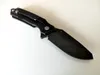 Coltelli Heavy Pocket Monster Skike Coltello pieghevole Rogue Shark Nero S35VN Lama Manico in titanio Attrezzatura da esterno Strumenti tattici Perfect Camping Survival EDC