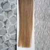 Cheveux vierges brésiliens 100g Remy Micro Beads Extensions de cheveux en Nano Ring Links Cheveux humains Raides 100 Pièces