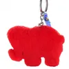 Elephant Plush Keychain Women Bag Car Pendant Cartoon Animal Elephant Key Chain Toy Pendant for Women Girls Gifts