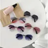 Neueste coole polygonförmige Sechseck -Sonnenbrille Uv400 Brille Frauen Ozeanblatt UV -Schutz Brillenrahmen Goggle