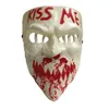 Cadılar bayramı Purge Maske Tanrı Çapraz Korkunç Maskeleri Cosplay Parti Prop Koleksiyonu Tam Yüz Ürpertici Korku Film Maskesi Cadılar Bayramı Maskesi1