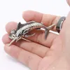 High Quality Stainless Steel Beak shark Pendant Necklace Silver Plated Chain Men Jewelry Sea Animal Jewelry