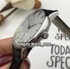 Cheap New Traditionnelle cassa in acciaio 316L 82172 000G-9383 quadrante bianco orologio automatico da uomo cinturino in pelle marrone orologi di alta qualità 3121