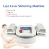 10 kuddar Lipo Laser Slimming Cold Laser Anti Cellulite Maskinkropp Skulptering av fettborttagningsterapi Device Spa Salon Equipment