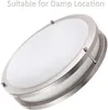 LED Flush Mount Ceiling Light with Remote, 13 Inch, 36W 3600 LM, 5000K Daylight Round Mount Ceiling Lighting fixture