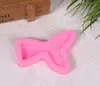 Piccola sirena coda di pesce stampo in silicone per torta fondente, sapone, candela, cioccolato, caramelle, stampi fai da te, decorazione, cottura, rosa, cucina