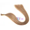 VMAe Peruvian Natural Color # 18 Blondin 100g Keratin Virgin Hair Straight Flat Tips Pre Bonded Human Hair Extensions