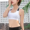 Mulheres respirável Sports Bra absorver o suor à prova de choque acolchoado Sports Top duração de Fitness cueca Yoga Atlético