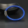 2019 Ny design Bangle Smycken Klassisk Läder / Stingray Läder Armband 1pcs Enkel Rostfritt Stål Stingray Smycken För Män