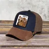 Chapeau de camionneur d'été avec snapbacks et broderie d'animaux pour adultes Hommes Femmes Casquettes de baseball incurvées réglables Designer Sun Vi7430400