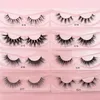 New Mink Lashes 3D Mink Eyelashes 100% Cruelty free Lashes Handmade Reusable Natural Eyelashes Popular False Eeye Lashes Makeup E series