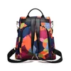 Multifunction Backpack Women Oxford Female Anti Theft Backpack School Bag