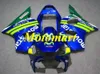 Kit de carénage de moto pour HONDA CBR900RR 954 02 03 CBR 900RR 2002 2003 ABS, ensemble de carénages vert bleu + cadeaux HE10