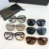 Toptan-Yeni Moda Tasarımcısı Güneş Gözlüğü 40050 Kare Çerçeve Popüler Avant-Garde Yaz Tarzı En Kaliteli UV400 Koruma Gözlük