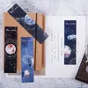 30 st / låda Dream Space Constellation Paper Bookmark Brevpapper Bokmärken Bokhållare Meddelande Kort Skol Leveranser Papelaria Ny Ankomst